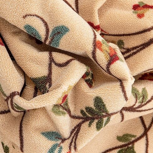 Well Woven Jenni Ivory Botanical Floral Transitional Non-Slip Runner Rug 2x7 (2' x 7') in Saudi Arabia