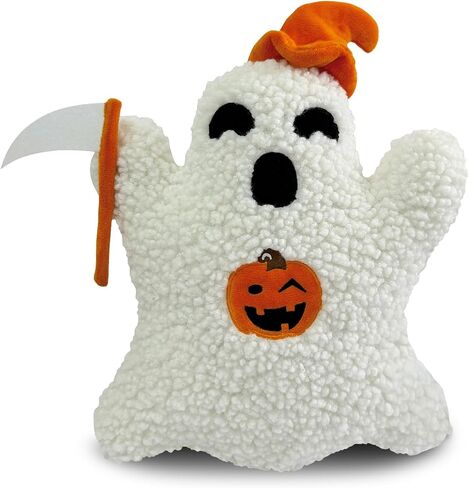 Ghost Pillow Plush, 12 inch Cute Ghost Halloween Christmas Party Throw Pillows, Stuffed Ghost Shaped Decorative Spooky Pillows Outdoor Home Cushion Decorations (Ghost) in Saudi Arabia
