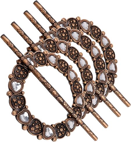 ستائر تيباكس ستارة على شكل قلب حافة لوحة عوائد ستائر دائرية عتيقة - 4 قطع in Kuwait