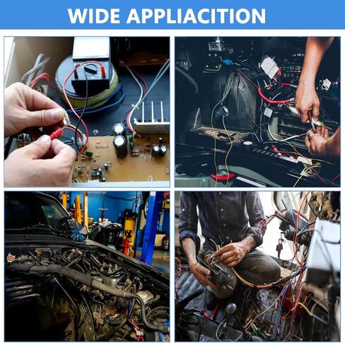 460 PCS Non Insulated Butt Connectors Kit, 6 Sizes AGW24-8 Butt Connectors for Wiring Tinned Copper Butt Splice Terminals, Uninsulated Wire Crimp Connector for Electrical Appliances Cars Boats in Kuwait