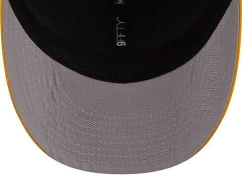 New Era SD San Diego Padres 9FIFTY Low Profile Squared Patch Classic Trucker Cap, Hat Brown Gold in Saudi Arabia