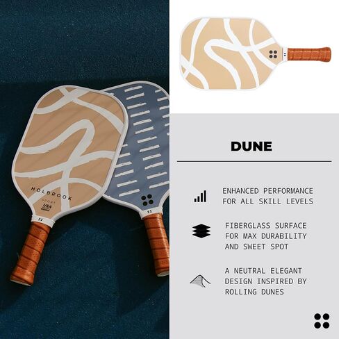 Holbrook Pickleball Paddle - Sport Series, USAPA Approved Pickleball Racket with Durable Fiberglass Surface, Skill Levels | cute pickleball paddles | pickleball accessories women in Saudi Arabia