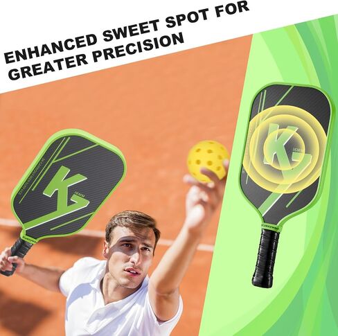 T700 3K Pickleball Paddle Carbon Fiber- USA Standard Pickle Ball Paddle，Enhanced Sweet Spot Pickleball Paddle, Honeycomb Core Paddle, 16mm Pickleball Rackets for Adults & Pros (Single) in Saudi Arabia
