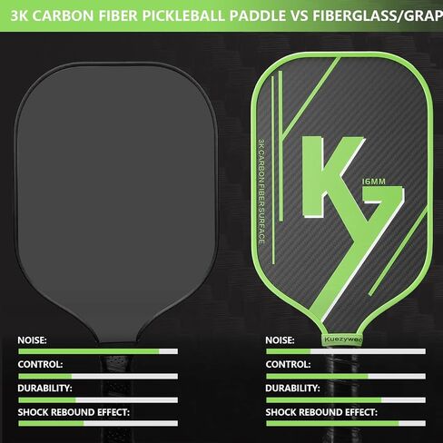 T700 3K Pickleball Paddle Carbon Fiber- USA Standard Pickle Ball Paddle，Enhanced Sweet Spot Pickleball Paddle, Honeycomb Core Paddle, 16mm Pickleball Rackets for Adults & Pros (Single) in Saudi Arabia