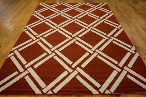 Unique Loom Trellis Collection Geometric Modern Black Area Rug (9' 0 x 12' 0) in Saudi Arabia