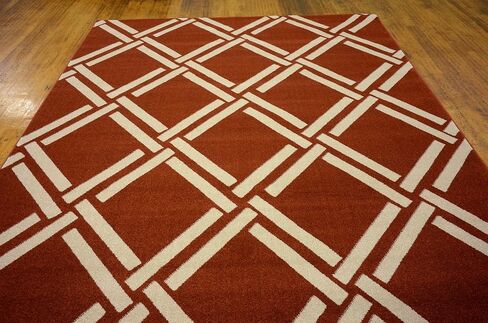 Unique Loom Trellis Collection Geometric Modern Black Area Rug (9' 0 x 12' 0) in Saudi Arabia