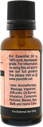 زيت النعناع العطري للعلاج العطري من بلانت لايف - مباشرة من النبات بدرجة علاجية نقية 100% - بدون إضافات أو مواد مالئة - 30 مل in Kuwait