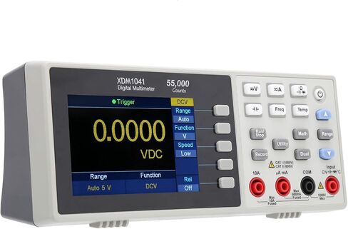 XDM1041 Digital Desktop Multimeter, 3.7in LCD Mini True RMS Temperature Tester Meter for Instruments and Laboratories(US Plug) in Saudi Arabia