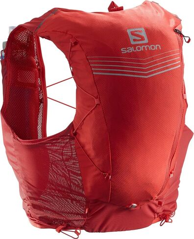 Salomon ADV Skin 12 Set Vest, Unisex Adult, Goji Berry, XS in Saudi Arabia