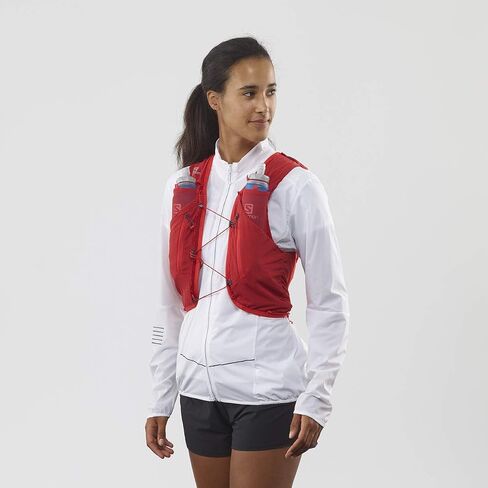 Salomon ADV Skin 12 Set Vest, Unisex Adult, Goji Berry, XS in Saudi Arabia