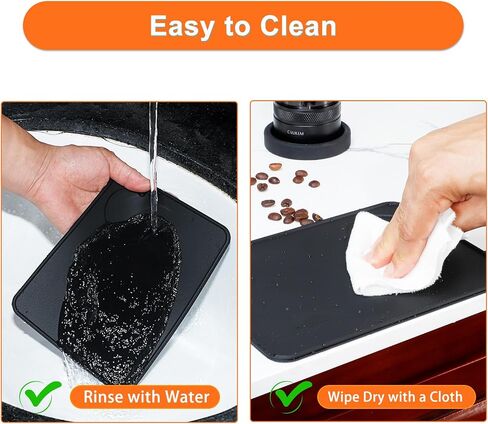 Espresso Tamper Mat Coffee Tamping - CULIKEM Espresso Tamping Mat for Espresso Machine, Food Safe Silicone Coffee Tamper Mat as Espresso Machine Accessories in Saudi Arabia