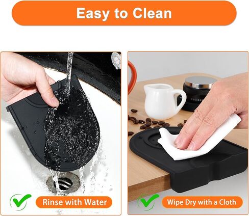 Espresso Tamper Mat Coffee Tamping - CULIKEM Espresso Tamping Mat for Espresso Machine, Food Safe Silicone Coffee Tamper Mat as Espresso Machine Accessories in Saudi Arabia