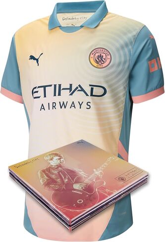 Manchester City FC Men’s 2024/25 Authentic Definitely City Soccer Jersey - Slim Fit - Pink in Saudi Arabia