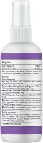 ATTITUDE Hand Sanitizer Spray for Kids, Perfect Travel Size Format, Kills Bacteria and Germs, Vegan and Cruelty-Free, Vanilla and Pear, 3.5 Fl Oz in Kuwait