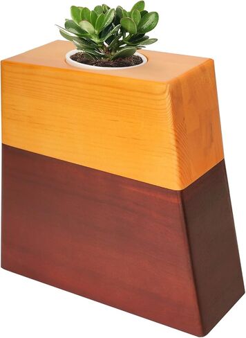 jxgzyy الجرار لرماد الإنسان الكبار الذكور الإناث جرة حرق النبات مع المفصل المغناطيسي الصلبة جرة تذكارية خشبية مع وعاء السيراميك الجرار الزخرفية الجرار الجنائزية الكبيرة لرماد الحيوانات الأليفة القط الكلب جرة in Kuwait