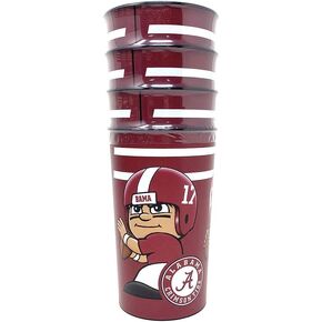 NCAA Party Cup, 4-Pack - Reusable, Multipurpose Drinking Cup - Dishwasher Safe - Ideal for Everyday Use