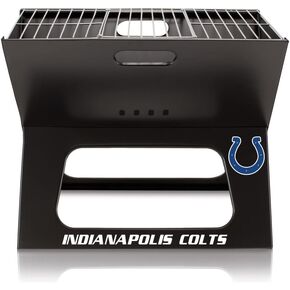 PICNIC TIME NFL X-Grill Portable Grill - Camping Grill - Small Charcoal Grill for Tailgating