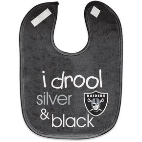 WinCraft NFL Oakland Raiders WCRA1963414 All Pro Baby Bib in Saudi Arabia