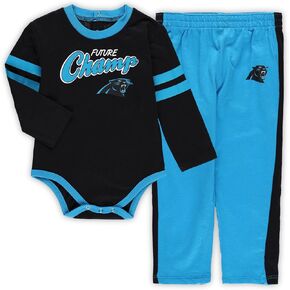 Outerstuff NFL Newborn Infants Little Kicker 2 قطعة الزاحف ارتداءها رومبير ومجموعة بانت