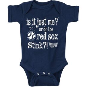 NY Baseball Fans. is It Just Me?! (Anti-Red Sox) Navy Onesie or Toddler Tee (NB-5-6T)