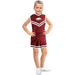 Little King NCAA Toddler/Youth Girls Team 2 Piece Cheer Dress-Sizes 2T 3T 4T 6