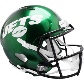 Riddell NFL New York Jets NFL Speed Replica Football Helmet, Green, Large