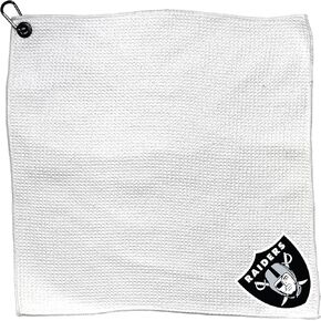 منشفة Team Golf NFL Team Golf NFL Microfiber - 38.1 سم × 38.1 سم (أبيض) مع مشبك حلقة تسلق، ألياف دقيقة فاخرة مع جيوب وافل عميقة - امتصاص فائق للمياه ومنشفة تنظيف سريعة الجفاف للجولف in Kuwait