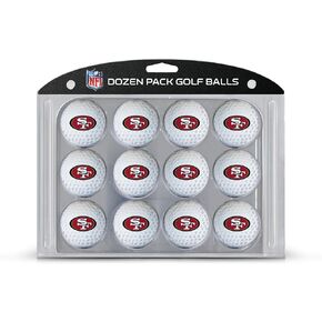 Team Golf NFL Dozen Regulation Size Golf Balls, 12 Pack, Full Color Durable Team Imprint