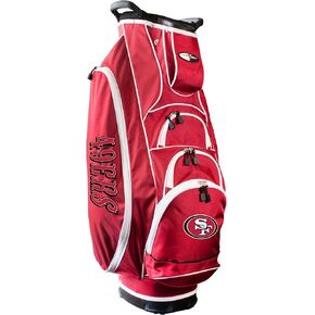 Team Golf NFL Lightweight, 10-Way Club Divider, Spring Action Stand, Insulated Cooler Pocket, Velcro Glove and Umbrella Holder & Lift Assist Handles