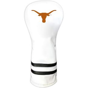 Team Golf NCAA White Vintage Fairway Golf Club Headcover, Form Fitting Design, Retro Design
