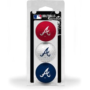 Team Golf MLB Regulation Size Golf Balls, 3 Pack, Full Color Durable Team Imprint