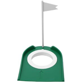 Adjustable Plastic Golf Putting Cup for Indoor and Outdoor Practice with White Flag
