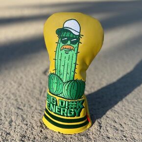 Funny Golf Club Covers Big Dick D!#K Energy Driver Headcover with Madson Golf Cart Magnet for securing Head Covers, Golf Accessories for Men, Golfer Golf Gifts for Men
