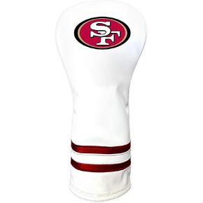 Team Golf NFL White Vintage Fairway Golf Club Headcover, Form Fitting Design, Retro Design & Superb Quality
