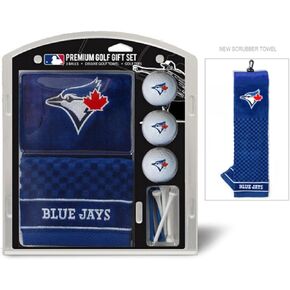 Team Golf MLB Gift Set Embroidered Golf Towel, 3 Golf Balls, and 14 Golf Tees 2-3/4" Regulation, Tri-Fold Towel 16" x 22" & 100% Cotton