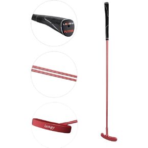 Timeless Classic Golf Putter 35" Length - Putt Putt Style Two-Way Head and Premium Rubber Grip for Male & Female Right or Left Handed Golfers