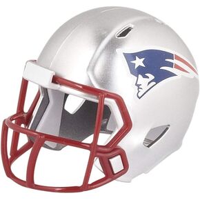 New England Patriots NFL Riddell Speed Pocket PRO Micro/Pocket-Size/Mini Football Helmet