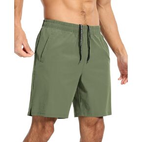 CANGHPGIN Mens Workout Athletic Shorts 7 inch Inseam Quick Dry Running Shorts Men Lightweight Sports Gym Shorts with Pockets