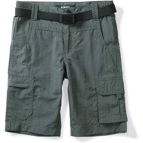 شورت OCHENTA للأولاد سريع الجفاف للمشي لمسافات طويلة بخصر مطاطي للأطفال الشباب الرياضي والتخييم في الهواء الطلق وصيد الأسماك باللون الرمادي مقاس 180 13 in Kuwait