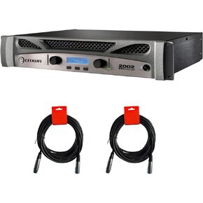 حزمة مضخم الطاقة Crown Audio XTi 2002 ثنائي القناة مع كابل XLR-XLR مقاس 20 بوصة in Kuwait