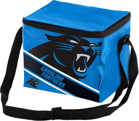 FOCO Carolina Panthers Big Logo Stripe 6 Pack Cooler in Saudi Arabia