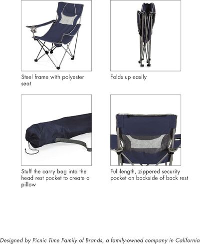 PICNIC TIME NCAA Campsite Camping, Picnic, Outdoor Carry Bag, Beach Chair in Saudi Arabia