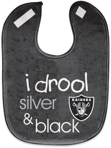 WinCraft NFL Oakland Raiders WCRA1963414 All Pro Baby Bib in Saudi Arabia