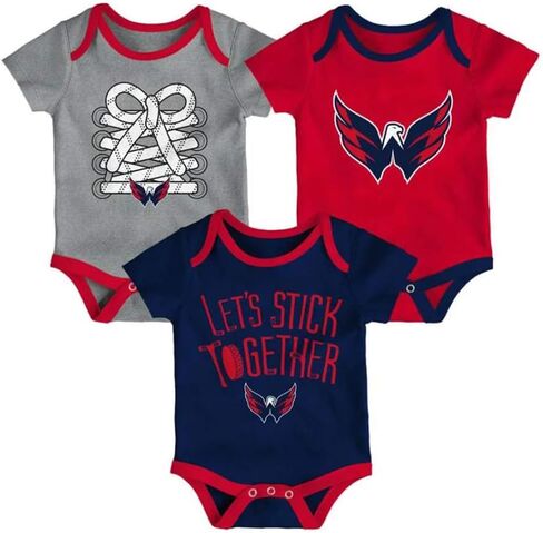 Outerstuff NHL Newborn Infants خمسة على ثلاثة مجموعة من 3 قطع من ملابس الزاحف in Kuwait