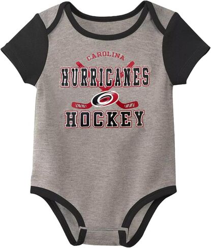 ملابس داخلية للأطفال حديثي الولادة من Outerstuff Carolina Hurricanes مكونة من 3 قطع in Kuwait