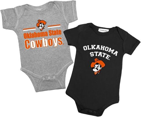 Two Feet Ahead 2 Pack Baby Bodysuit Creeper Newborn Infants Officially Licensed in Kuwait