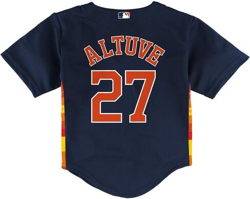قميص OuterStuff Jose Altuve Houston Astros MLB للأطفال الصغار 2-4 باللون الأزرق الداكن in Saudi Arabia