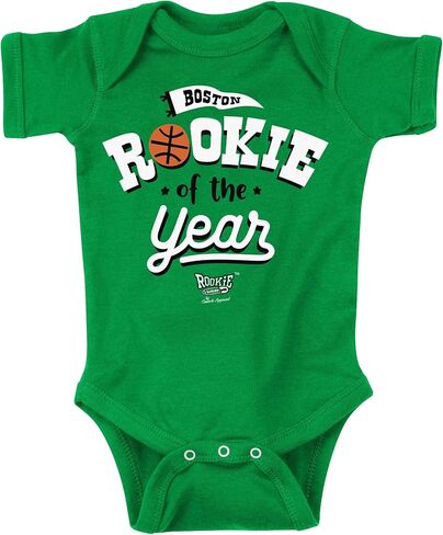 Boston Basketball Fans. Rookie of The Year Green Onesie or Toddler Tee (NB-7T) in Saudi Arabia