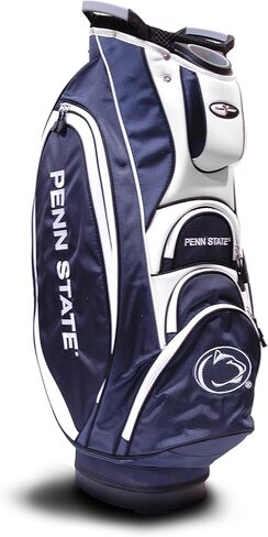 Team Golf NCAA Penn State Nittany Lions Victory Golf Cart Bag, 10-way Top with Integrated Dual Handle & External Putter Well, Cooler Pocket, Padded Strap, Umbrella Holder & Removable Rain Hood in Saudi Arabia