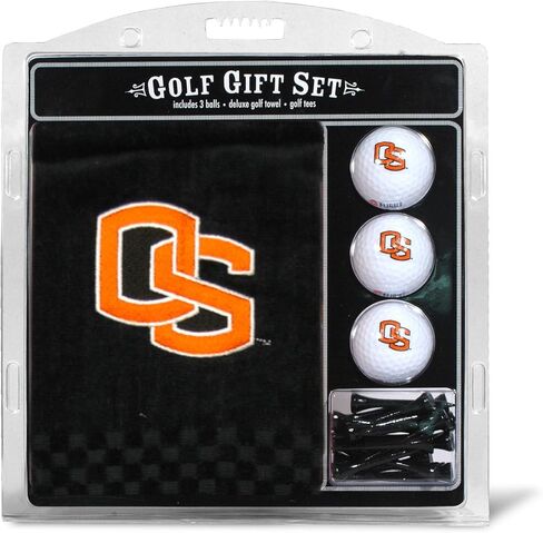 مجموعة هدايا Team Golf NCAA منشفة جولف مطرزة، 3 كرات جولف، و14 تي شيرت جولف مقاس 2-3/4 بوصة، منشفة ثلاثية الطي 16 بوصة × 22 بوصة و100% قطن in Kuwait